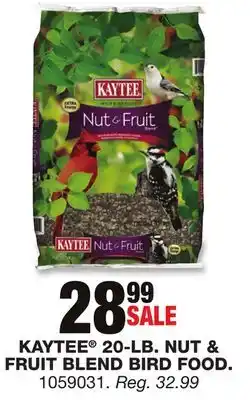 Blain's Farm & Fleet KAYTEE 20-LB. NUT & FRUIT BLEND BIRD FOOD offer