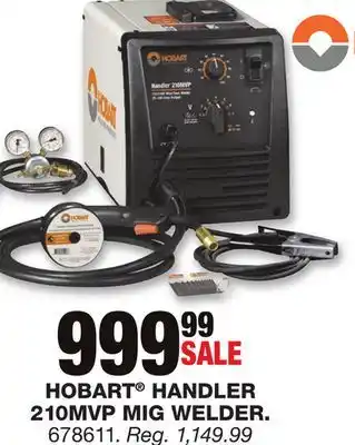 Blain's Farm & Fleet HOBART HANDLER 210MVP MIG WELDER offer