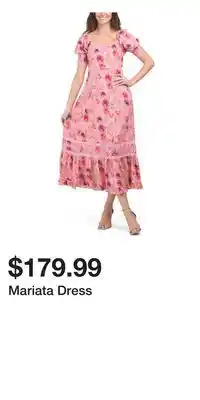 TJ Maxx Mariata Dress offer