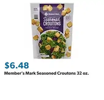 Sam's Club Member's Mark Seasoned Croutons 32 oz offer