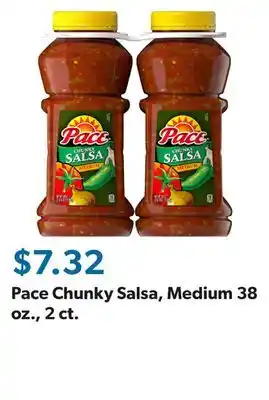 Sam's Club Pace Chunky Salsa, Medium 38 oz., 2 ct offer