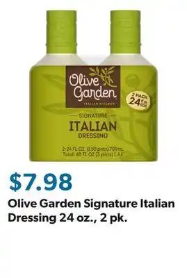Sam's Club Olive Garden Signature Italian Dressing 24 oz., 2 pk offer