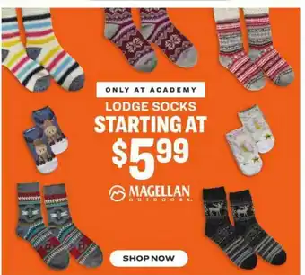 Academy Magellan Lodge Socks offer