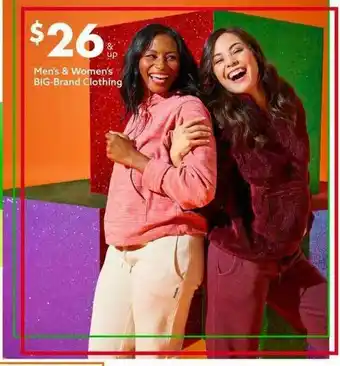 Big Lots Men's & Women's Big-brand Clothing offer