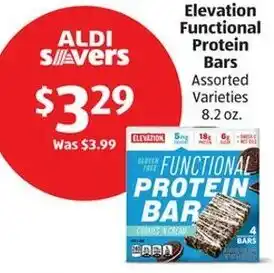 Aldi Elevation Functional Protein Bars offer