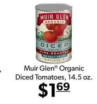Commissary Muir Glen® Organic Diced Tomatoes, 14.5 Oz. offer