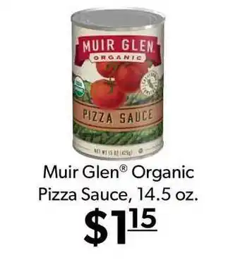 Commissary Muir Glen® Organic Pizza Sauce, 14.5 Oz. offer