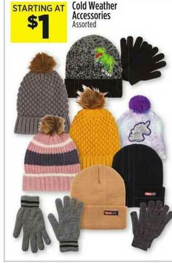 Dollar General Cold Weather Accessories offer