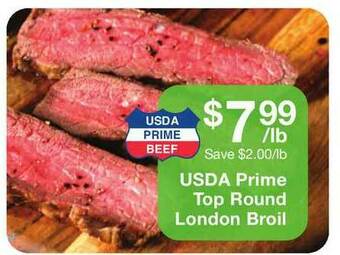 Fairway Store Market Usda Prime Top Round London Broil offer