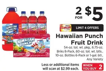 ShopRite Fruit Drink offer
