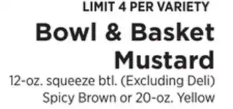 ShopRite Mustard offer