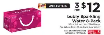 ShopRite Sparkling Water 8-Pack offer