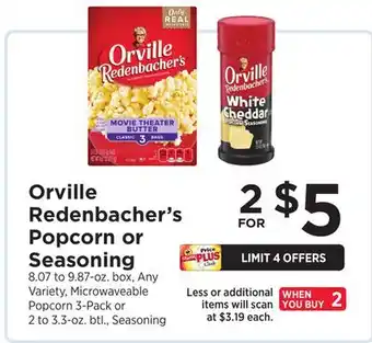 ShopRite Popcorn or Seasoning offer