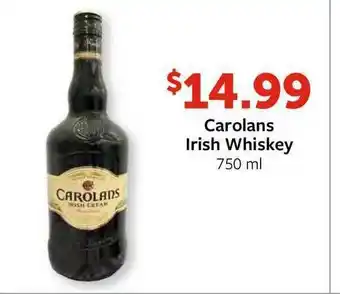 Fareway Carolans Irish Whiskey offer