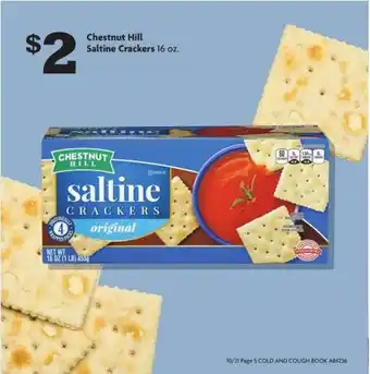 Family Dollar Chestnut Hill Saltine Crackers offer
