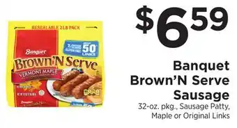 ShopRite Brown'N Serve Sausage offer