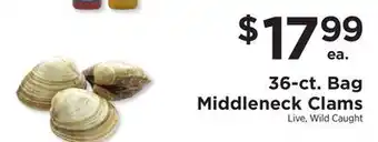 ShopRite 36-ct. Bag Middleneck Clams offer