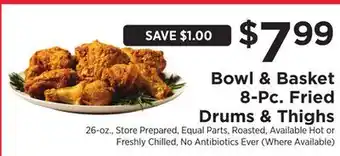 ShopRite 8-Pc. Fried Drums & Thighs offer
