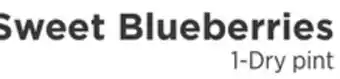 ShopRite Sweet Blueberries offer