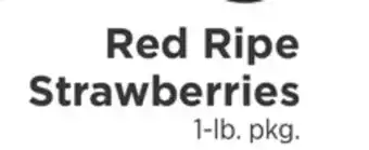 ShopRite Red Ripe Strawberries offer