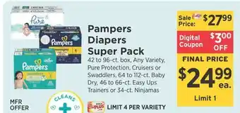 ShopRite Diapers Super Pack offer