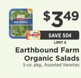 ShopRite Organic Salads offer