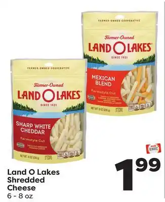 Weis Markets Land O Lakes Shredded Cheese offer