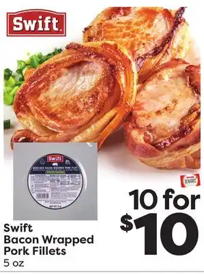 Weis Markets Swift Bacon Wrapped Pork Fillets offer