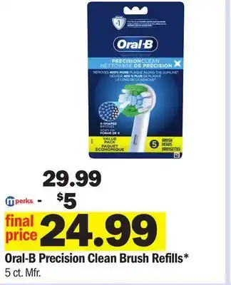 Meijer Oral-B Precision Clean Brush Refills offer