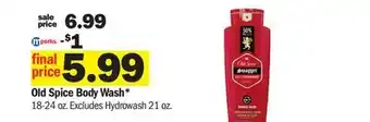 Meijer Old Spice Body Wash offer