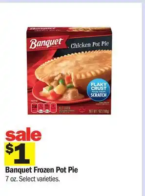 Meijer Banquet Frozen Pot Pie offer