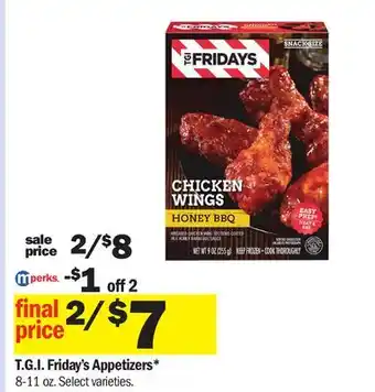 Meijer T.G.I. Friday's Appetizers offer