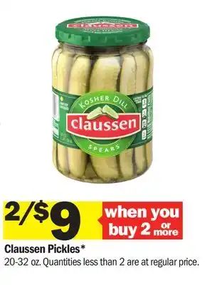 Meijer Claussen Pickles offer