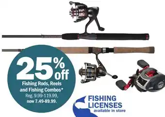Meijer Fishing Rods, Reels and Fishing Combos offer