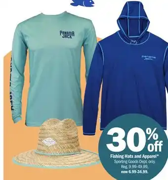 Meijer Fishing Hats and Apparel offer