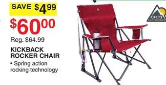 Dunham's Sports KICKBACK ROCKER CHAIR offer