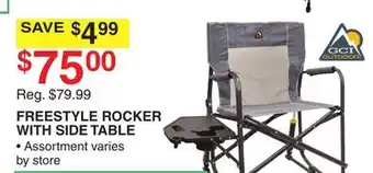 Dunham's Sports FREESTYLE ROCKER WITH SIDE TABLE offer