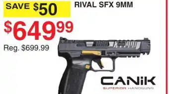 Dunham's Sports CANIK RIVAL SFX 9MM offer