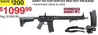 Dunham's Sports SPRINGFIELD ARMORY SAINT VICTOR VORTEX RED DOT PACKAGE offer
