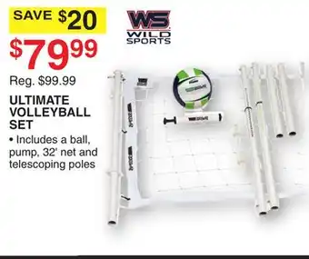 Dunham's Sports WILD SPORTS ULTIMATE VOLLEYBALL SET offer