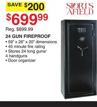 Dunham's Sports 24 GUN FIREPROOF offer