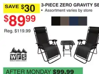 Dunham's Sports WFS 3-PIECE ZERO GRAVITY SET offer