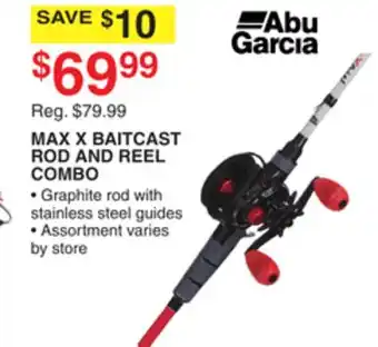 Dunham's Sports MAX X BAITCAST ROD AND REEL COMBO offer