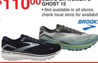 Dunham's Sports BROOKS MEN'S OR WOMEN'S GHOST offer