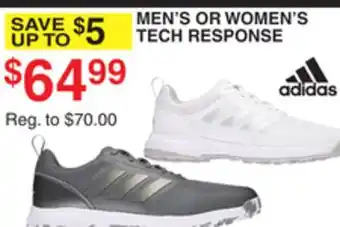 Dunham's Sports ADIDAS MEN'S OR WOMEN'S TECH RESPONSE offer