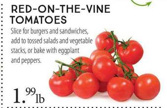 Market of Choice Red-on-the-vine Tomatoes offer