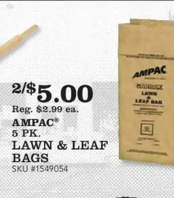 Ampac® 5 Pk. Lawn & Leaf Bags