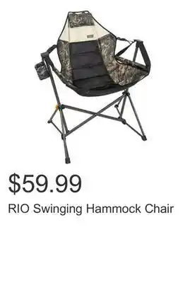 Costco RIO Swinging Hammock Chair offer