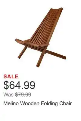 Costco Melino Wooden Folding Chair offer