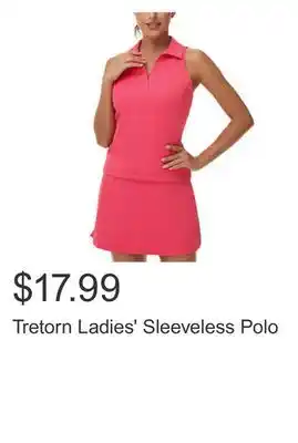 Costco Tretorn Ladies' Sleeveless Polo offer
